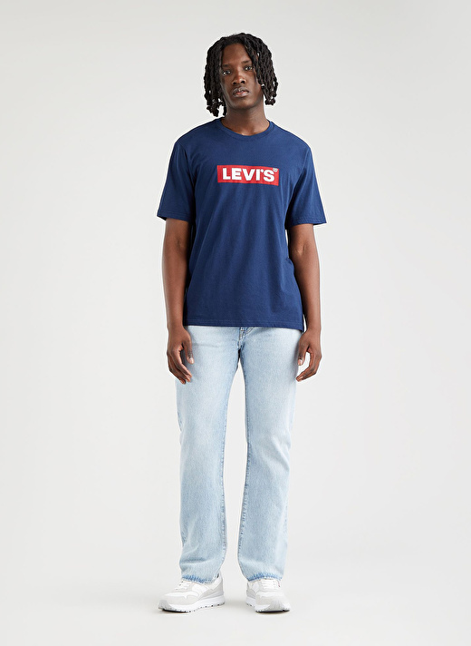 Levis Bisiklet Yaka Mavi Erkek T-Shirt LSE SS RELAXED FIT TEE SSNL BOXTAB2 1