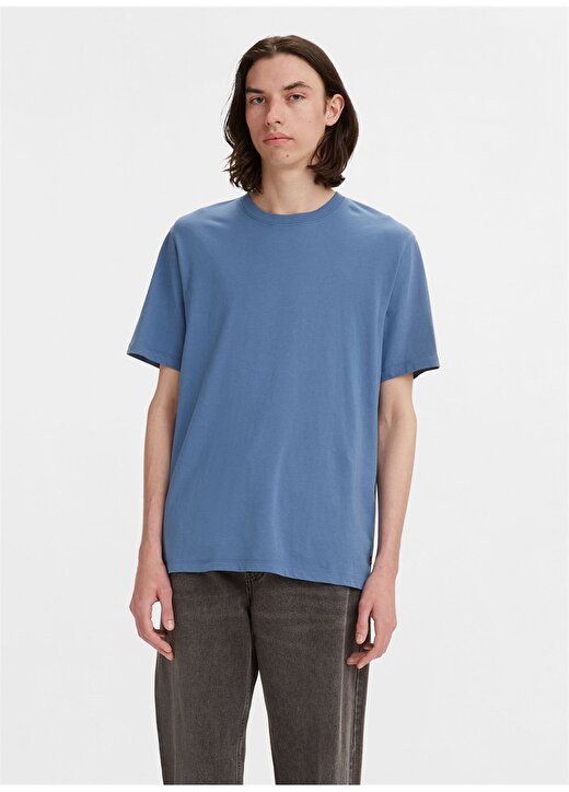 Levis Regular Tapered Mavi Erkek T-Shirt THE ESSENTIAL TEE SUNSET BLUE 1