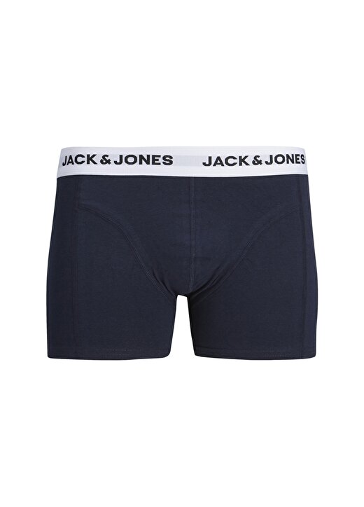 Jack & Jones Koyu Lacivert Erkek Boxer 12214065_JACBASIC WHITE WB TRUNK SN 1