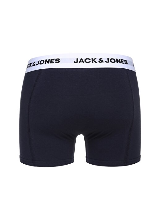 Jack & Jones Koyu Lacivert Erkek Boxer 12214065_JACBASIC WHITE WB TRUNK SN 2