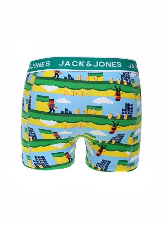 Jack & Jones Koyu Yeşil Erkek Boxer 12225091_JACGAME TRUNK TRY 2