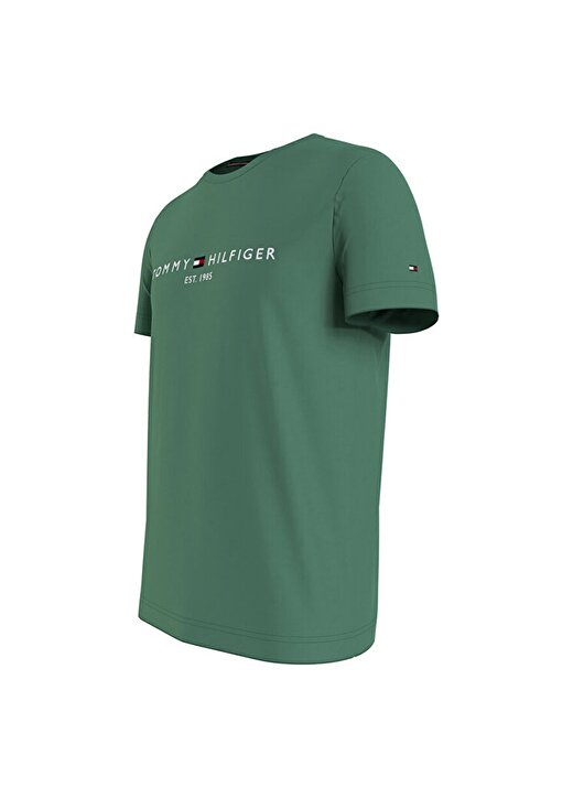 Tommy Hilfiger Yeşil Erkek T-Shirt 2