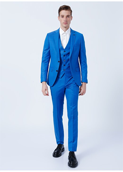 Altınyıldız Classics Normal Bel Extra Slim Saks Erkek Takım Elbise 4A3122200009 1
