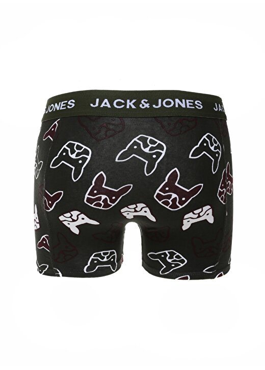 Jack & Jones Yeşil Erkek Boxer 12225104_JACHUGO DOG TRUNK TRY 2