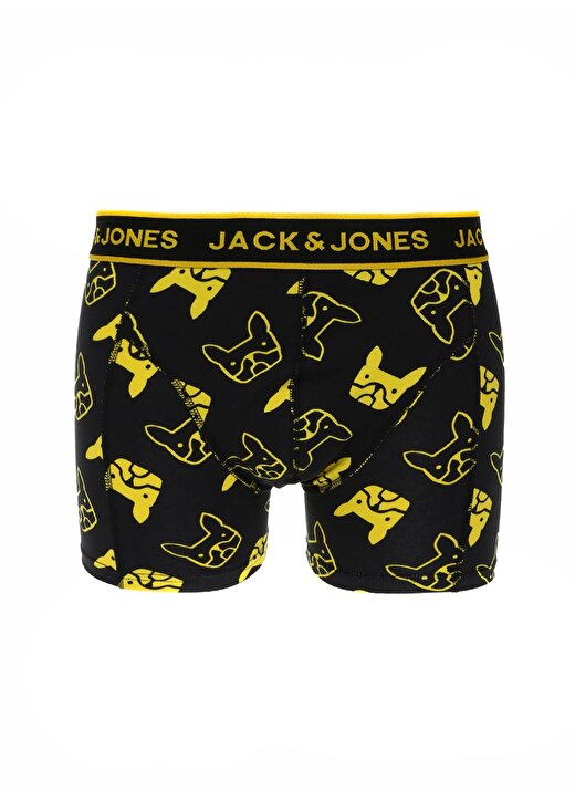 Jack & Jones Siyah Erkek Boxer 12225104_JACHUGO DOG TRUNK TRY 1