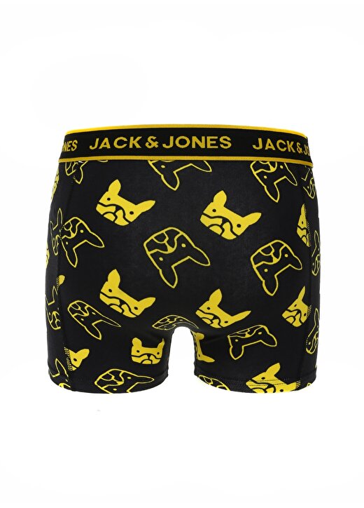 Jack & Jones Siyah Erkek Boxer 12225104_JACHUGO DOG TRUNK TRY 2