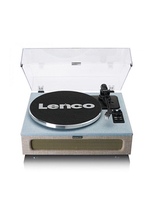 Lenco LS-440 BUBG Mavi Krem 4 Hoparlörlü Bluetoothlu Pikap Plak Çalar 1