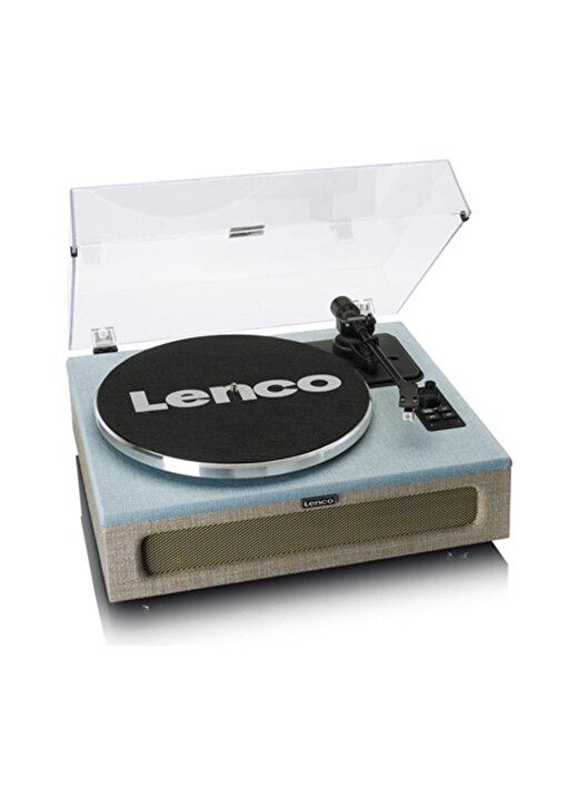Lenco LS-440 BUBG Mavi Krem 4 Hoparlörlü Bluetoothlu Pikap Plak Çalar 2