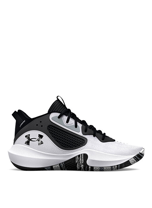 Under Armour Siyah - Beyaz Erkek Çocuk Basketbol Ayakkabısı 3025617-101 UA GS Lockdown 6      1