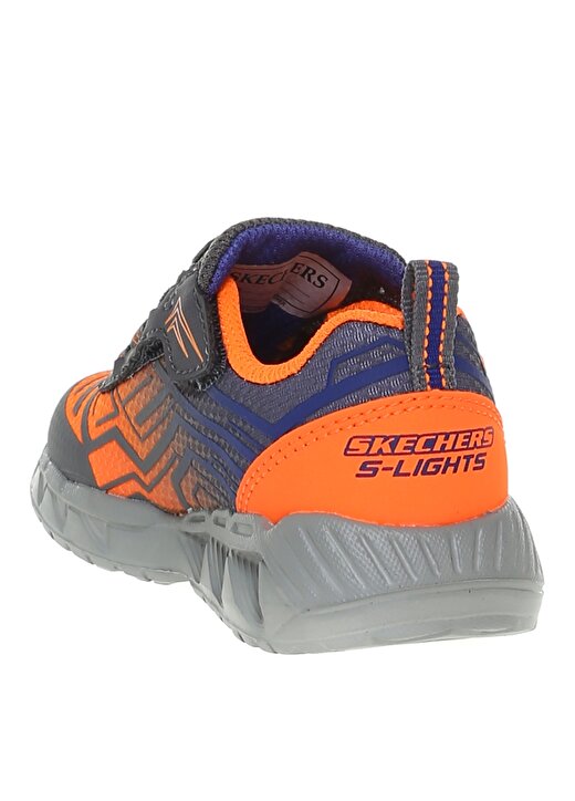 Skechers Gri - Turuncu Bebek Yürüyüş Ayakkabısı 401503N CCOR MAGNA 2