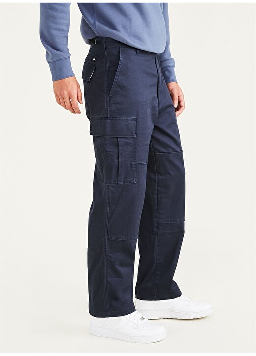 Dockers Straight Mavi Erkek Smart 360 Tech Kargo Pantolon A1722-0000 2