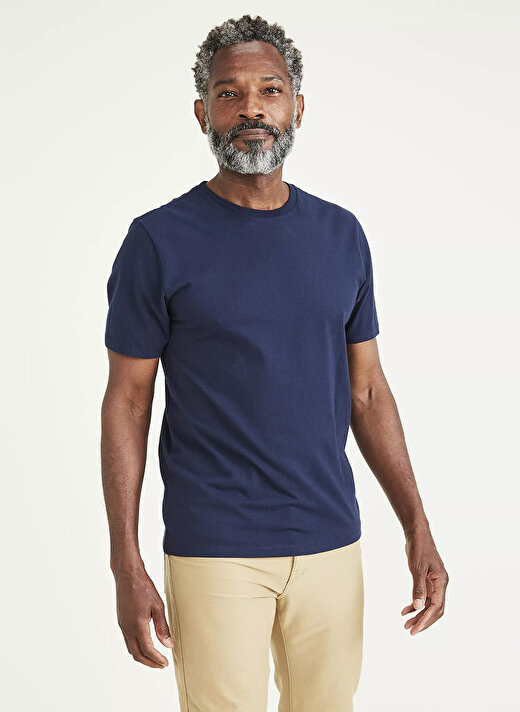 Dockers Slim Fit Mavi Erkek Crewneck T-Shirt A3143-0003 1