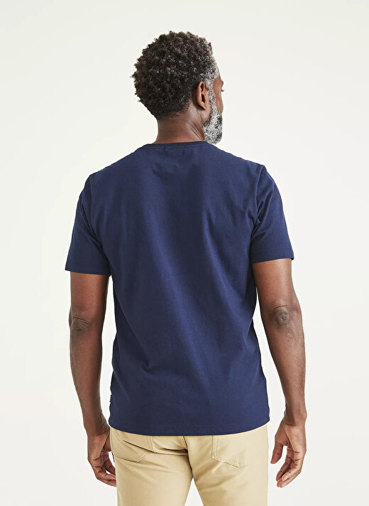 Dockers Slim Fit Mavi Erkek Crewneck T-Shirt A3143-0003 2