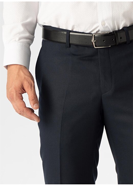 Süvari Normal Bel Normal Paça Slim Fit Lacivert Erkek Pantolon PN1014400284 3