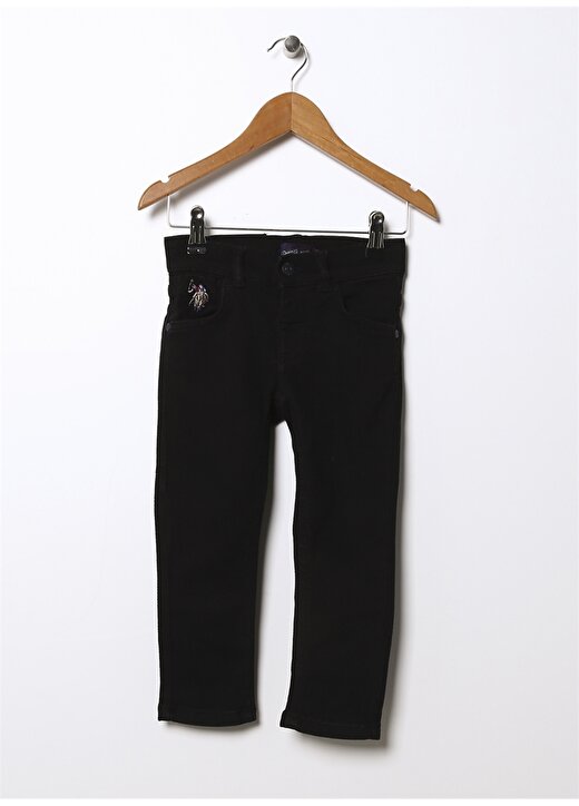 U.S. Polo Assn. Normal Bel Siyah Erkek Çocuk Denim Pantolon DIAGONKIDS22K-SYH 1