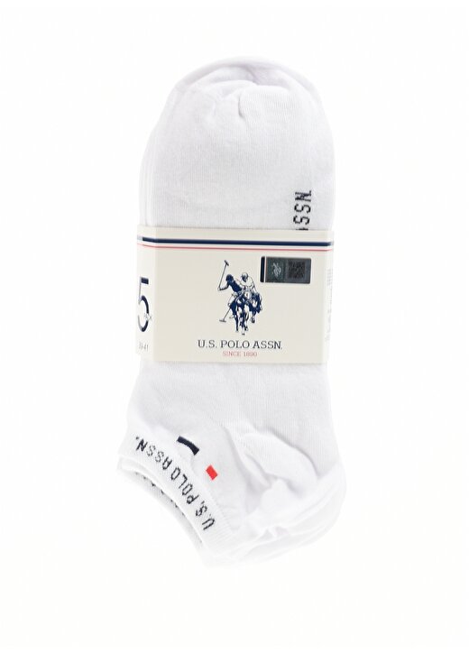 U.S. Polo Assn. Erkek Beyaz Çorap JAMES-SK22-5.VR013 1