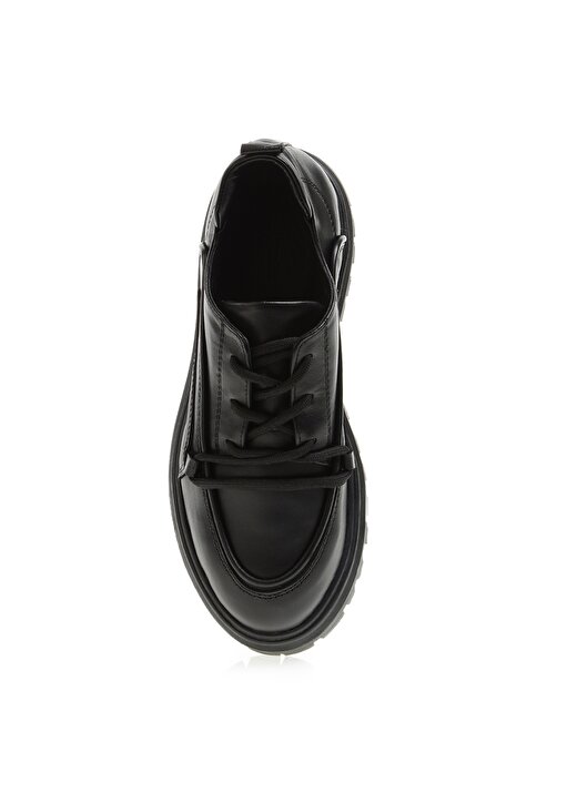 Hush Puppies Deri Siyah Kadın Düz Ayakkabı HP-370-012 4
