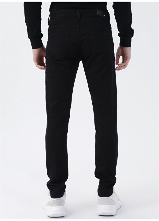 U.S. Polo Assn. Normal Bel Normal Paça Slim Fit Siyah Erkek Pantolon MICEL22K 4
