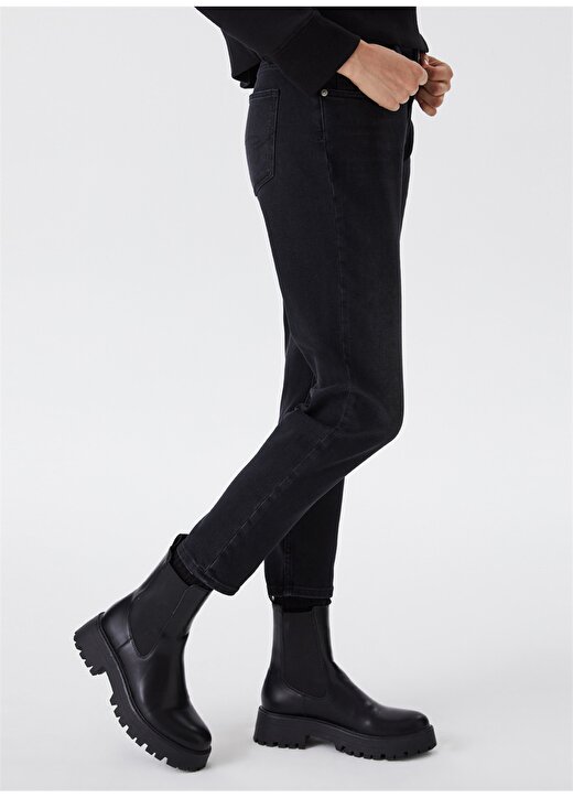 Lee Cooper Normal Bel Ankle Paça Rahat Kadın Denim Pantolon 231 LCF 121012 FUNNY CAUSA VBL STON 3
