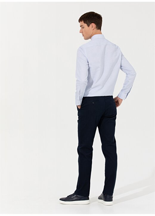 Pierre Cardin Normal Bel Normal Paça Regular Fit Lacivert Erkek Pantolon RONAT 4