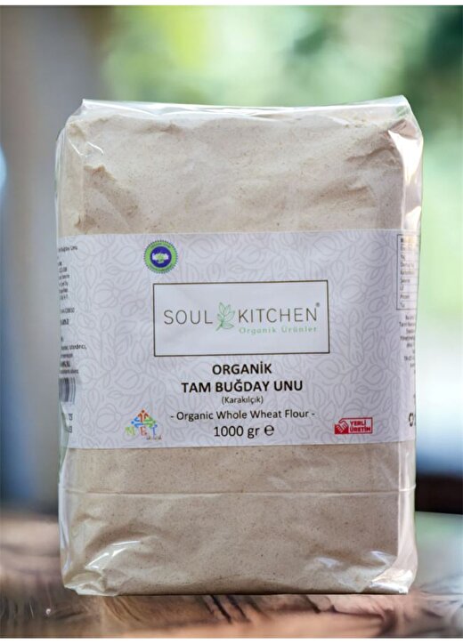 Soul Kitchen Organik Tam Buğday Unu 1000Gr (Karakılçık) 1