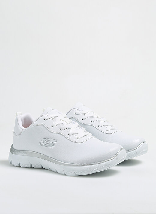 Skechers Beyaz - Gümüş Kadın Lifestyle Ayakkabı 896170TK WSL SUMMITS  2