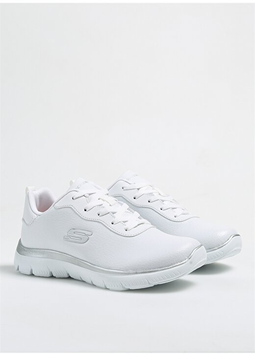 Skechers Beyaz - Gümüş Kadın Lifestyle Ayakkabı 896170TK WSL SUMMITS 2
