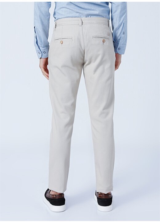 U.S. Polo Assn. Normal Bel Normal Paça Slim Fit Gri Erkek Pantolon KENN22Y 4