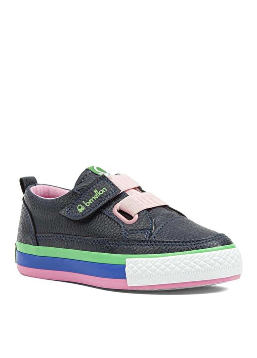 Benetton Siyah - Yeşil Erkek Çocuk Günlük Ayakkabı BN-30441 2