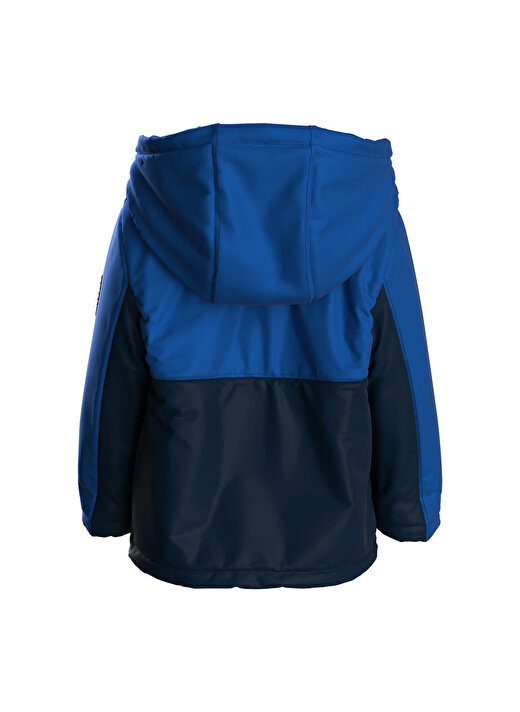 Name İt Mavi Erkek Bebek Fermuarlı Uzun Kollu Düz Mont NMMMIKAEL JACKET COLOR BLOCK PB   2