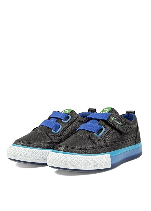 Benetton Siyah - Mavi Erkek Çocuk Sneaker BN-30445 2