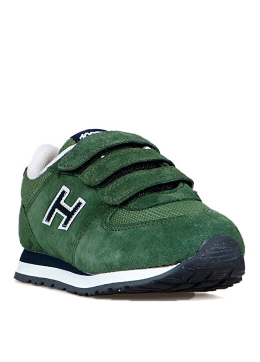 Hammer Jack Yeşil Çocuk Deri Sneaker PERU F 4