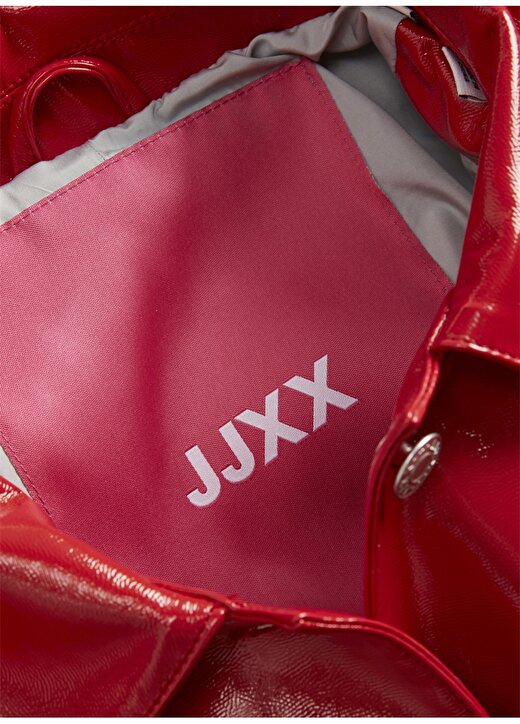 JJXX Kırmızı Kapüşonlu Kadın İnce Mont 12221108 4