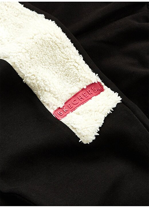 Skechers Slim Fit Siyah Kadın Eşofman Altı W Capsule Coll Mix Fabric Sweatpant 3