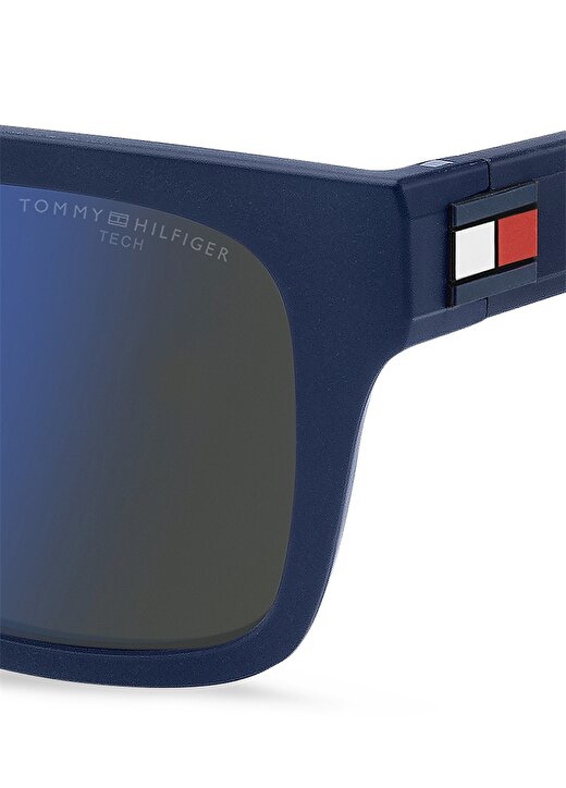 Tommy Hilfiger Mavi - Mavi Erkek Güneş Gözlüğü 205812FLL52ZS 4
