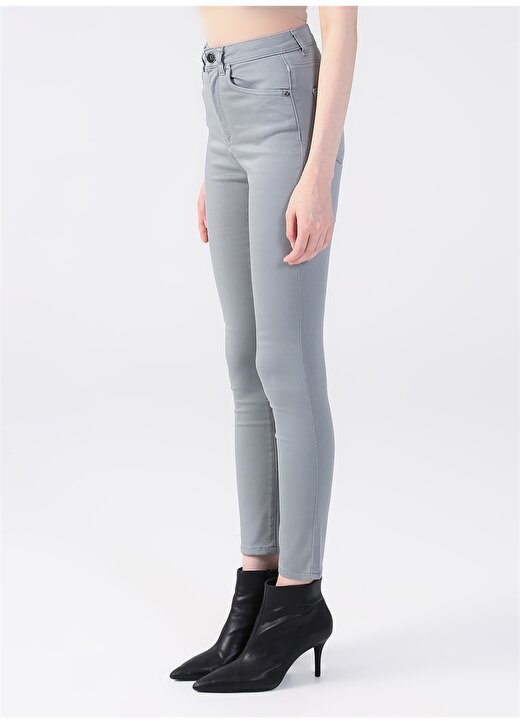 Pierre Cardin Yüksek Bel Skinny Fit Mint Kadın Pantolon ANZOR-22K 3