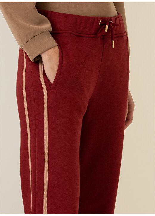 Pierre Cardin Yüksek Bel Flare Kırmızı Kadın Pantolon DAFI 4
