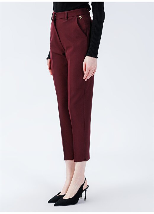 Pierre Cardin Yüksek Bel Normal Kırmızı Kadın Pantolon MONICA-P 3