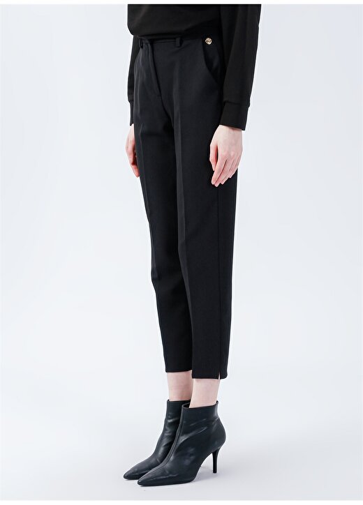 Pierre Cardin Yüksek Bel Normal Siyah Kadın Pantolon MONICA-P 3