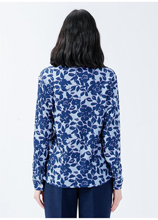 Pierre Cardin Gömlek Yaka Mint Kadın Bluz SPIC-B 4