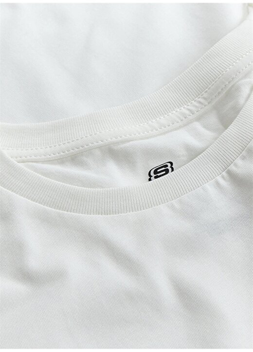 Skechers Beyaz Kadın T-Shirt 4