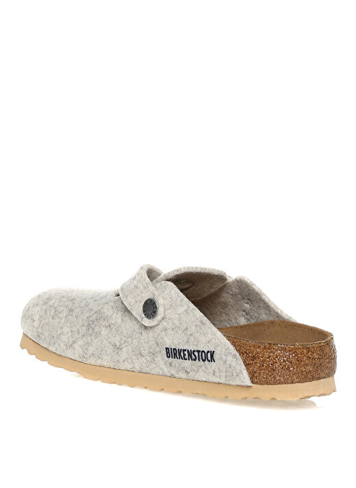 Birkenstock Bej Kadın Kışlık Ev Terliği 1023143 BOSTON 2