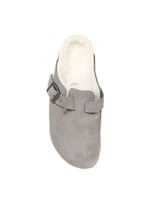 Birkenstock Taş Kadın Kışlık Ev Terliği 1017651 BOSTON 4