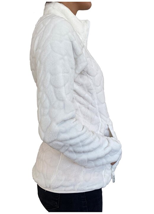 Quiksilver Beyaz Kadın Fermuarlı Polar Sweatshırt TERJFT07037TOURING FZ PLR 3