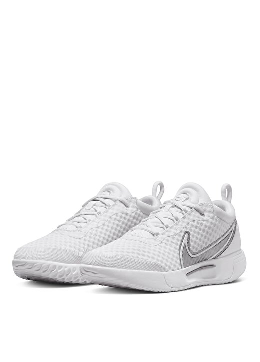 Nike Beyaz Kadın Tenis Ayakkabısı DH0990-101 W NIKE ZOOM COURT PRO HC 2
