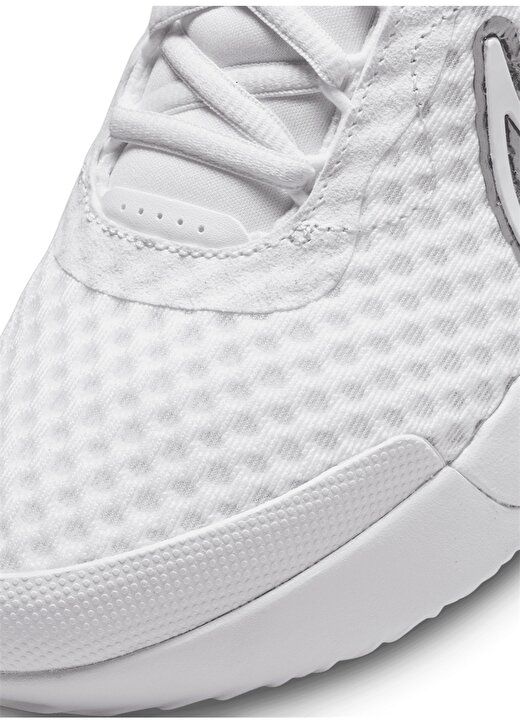 Nike Beyaz Kadın Tenis Ayakkabısı DH0990-101 W NIKE ZOOM COURT PRO HC 4