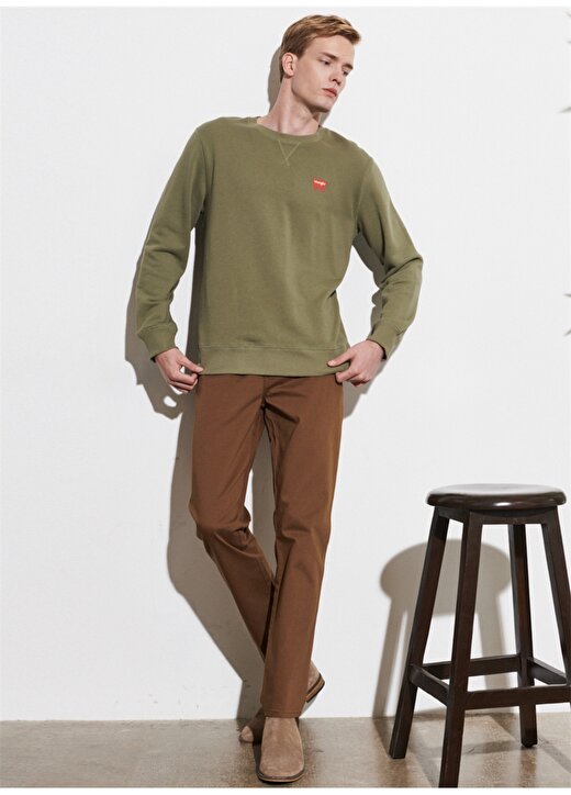 Wrangler Koyu Yeşil Erkek Sweatshirt W661HAX1X 1