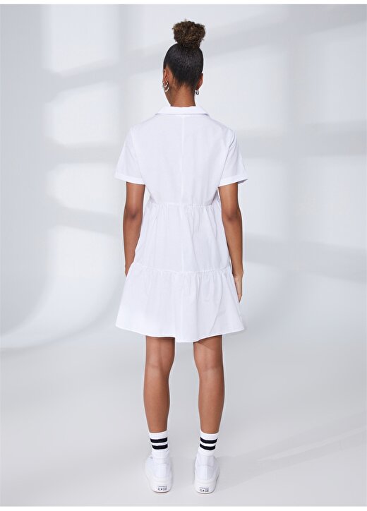 Aeropostale Kadın Mini Standart Beyaz Elbise ISABEL-Y 4