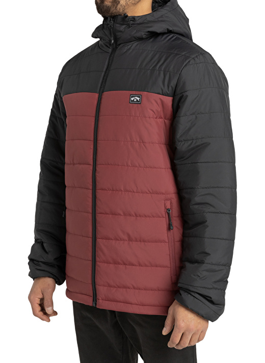 Billabong Kırmızı Erkek Kapüşonlu   Ceket F1JK36 SURF CHECK PUFFER 2