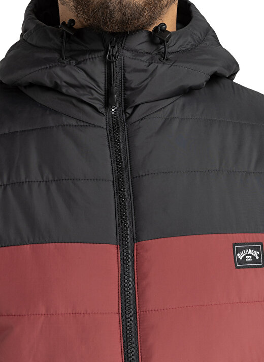 Billabong Kırmızı Erkek Kapüşonlu   Ceket F1JK36 SURF CHECK PUFFER 4